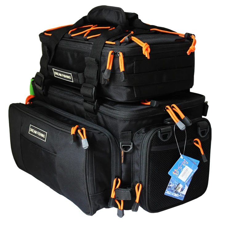 

Large Capacity Fishing Bag 48*29*22 Multi Purpose Fishing Rod Bag Ice Fishing Tackle Bag