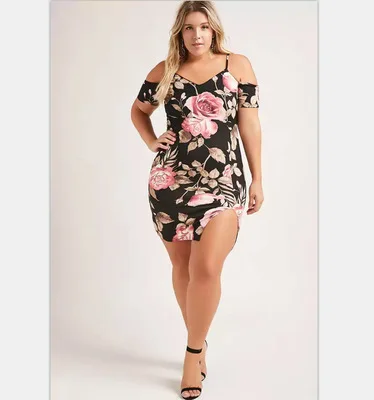 

Newest Women's Sexy Plus-size Dress 4xl, As picture