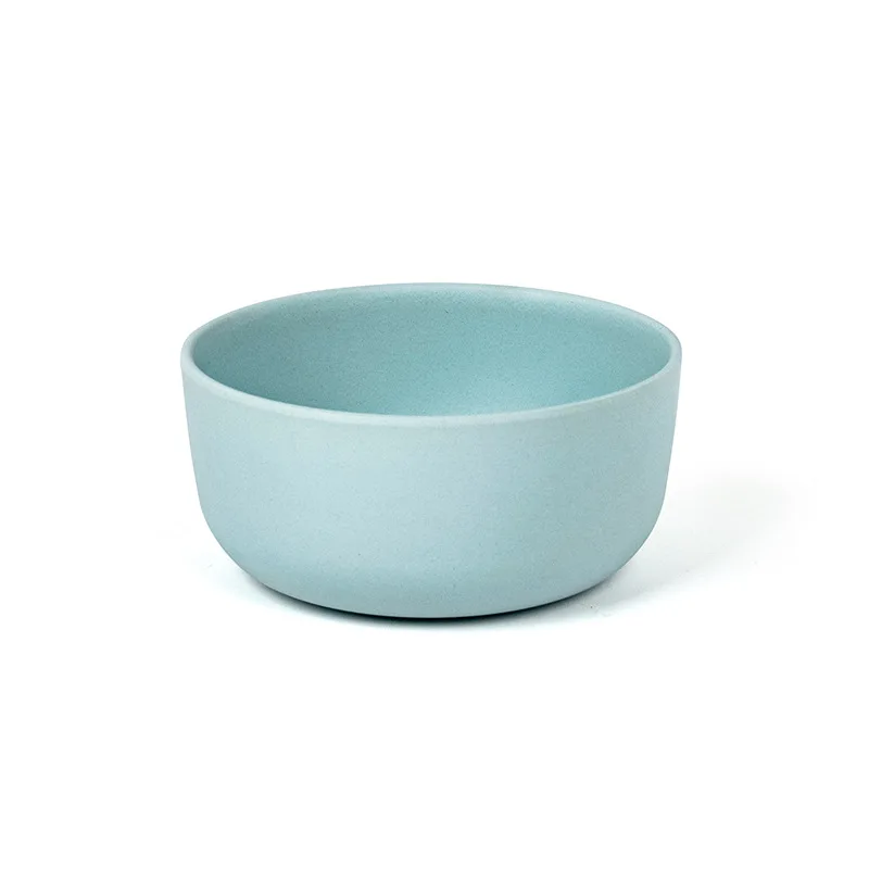 Custom welcomed Biodegradable non-slip bio bamboo fiber bowl