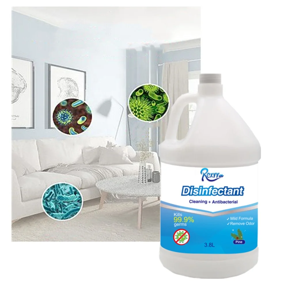 

Factory Wholesale 3.8L Gallon Capacity Mild Formula Household 99.9% Anti-bacterial Cleaner Liquid