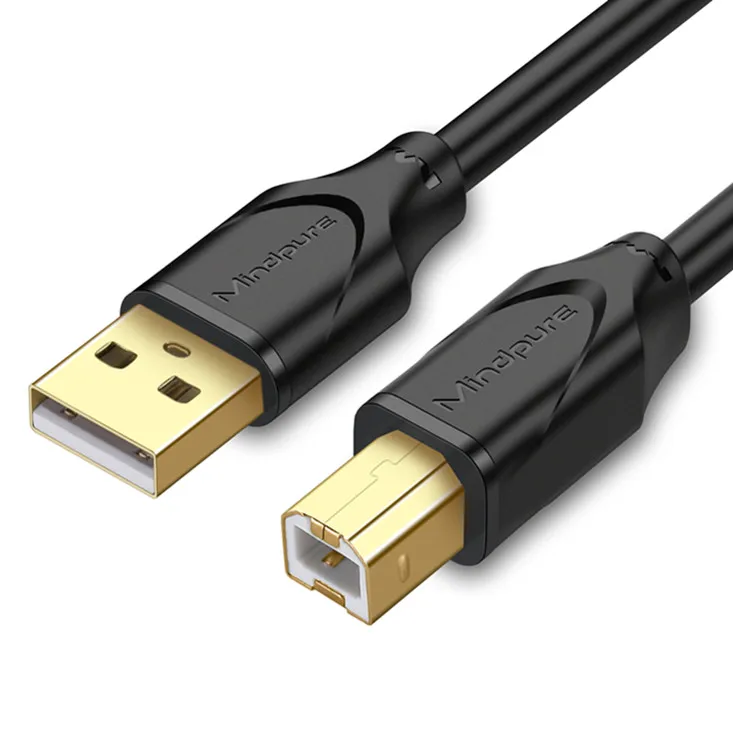 

Mindpure USB 2.0 AM/BM Printer Cable a Male to B Male Data Cables 1M 3M 5M 10M for HP Canon Lexmark Epson Dell