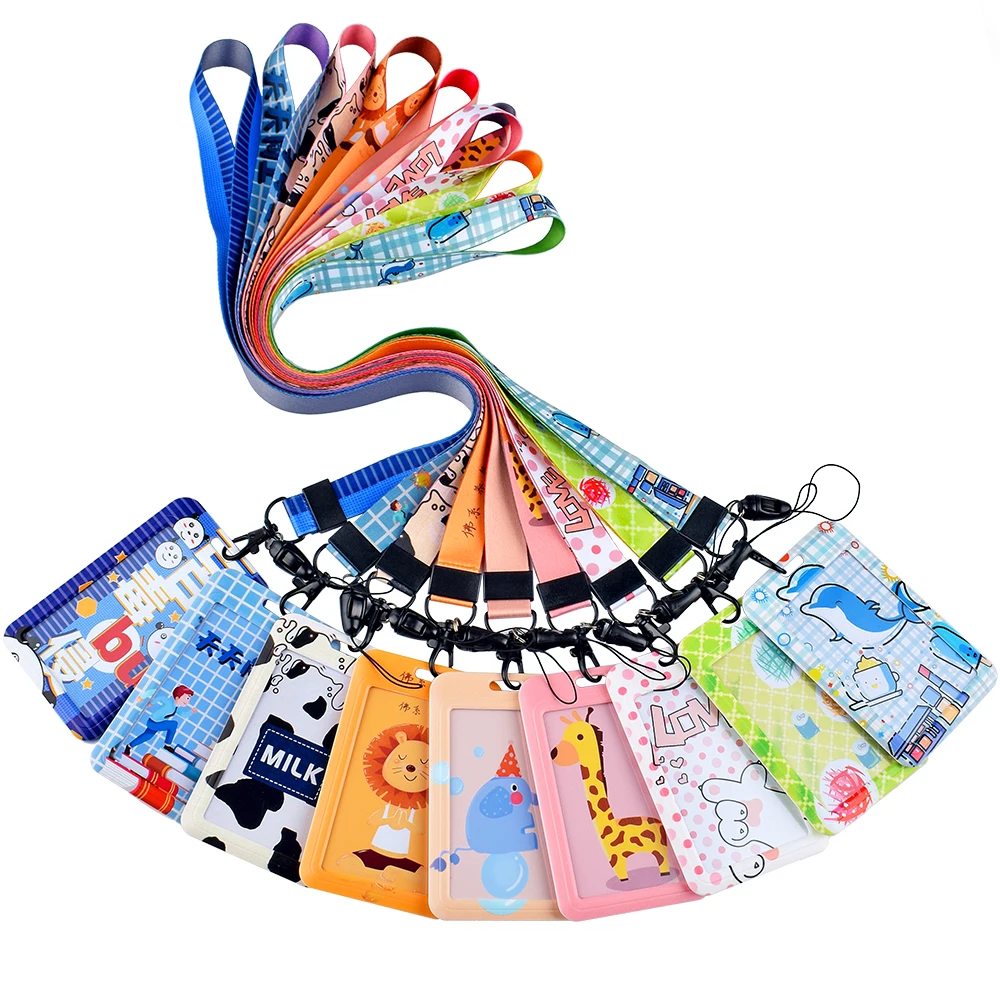 

Custom Logo ABS Plastic ID Card Badge Holder for Lanyard