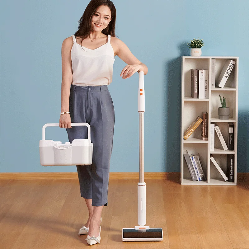 

Hot Selling Cordless Smart Eletronic Floor Dry Wet Sweeping Cleaner