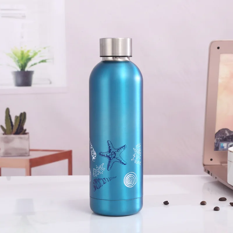 

2020 New Customized Logo high quality double wall 304 stainless steel vacuum flasks insulated water bottle, Available colors or custom colors