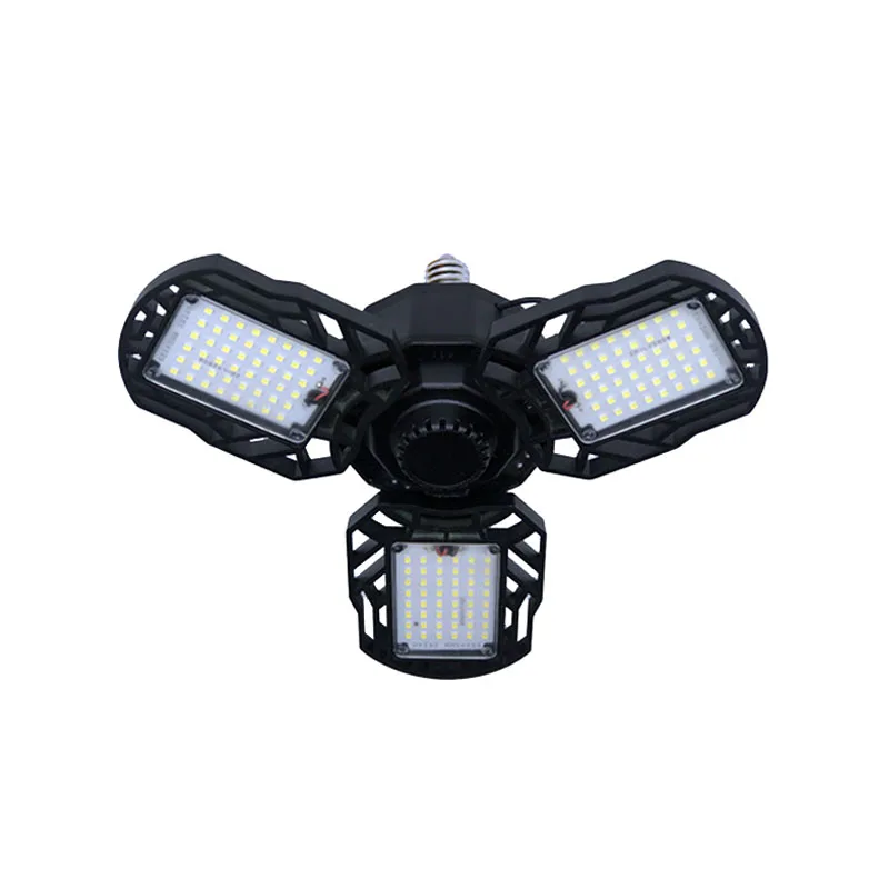 
Wide pressure smart sensor fan blade bulb lamp constant bulb LED folding garage light 