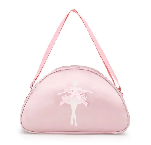 

Wholesale Large Capacity Pink Girls Kids' Shoulder Bag Waterproof Fashionable Ballet and Latin Training Bag for Students