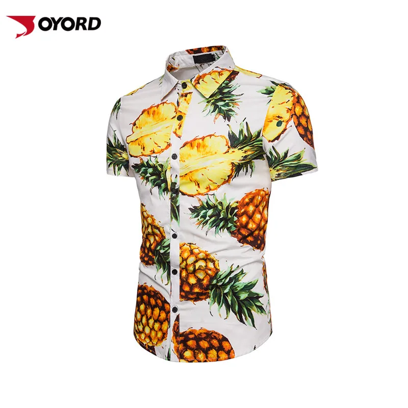 

Short Sleeve Floral Shirts Casual Holiday Party Clothing Camisa Hawaiian Aloha Shirt