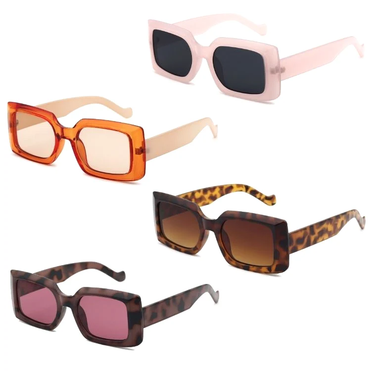 

VIFF HP21580 New Arrival Rectangle Shape Colorful High Quality Sun Glasses River Fashion Sunglasses 2021