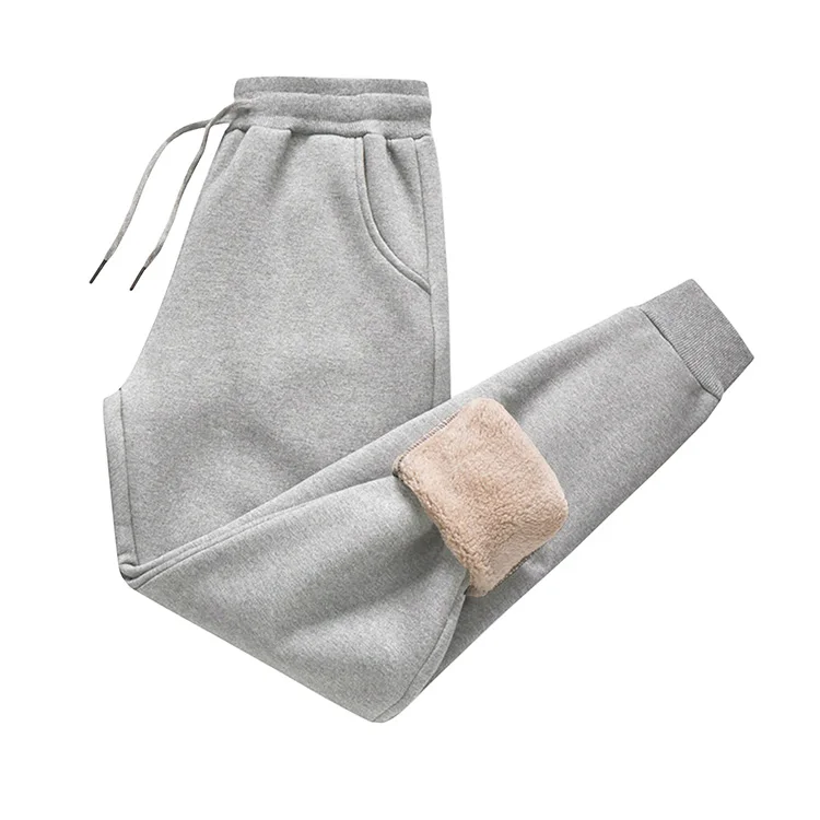 

Winter Thermal Warm Sweatpants Mens Fleece Lined Casual Pants Workout Gym Fitness Jogging Trousers Outdoor Jogger Pants