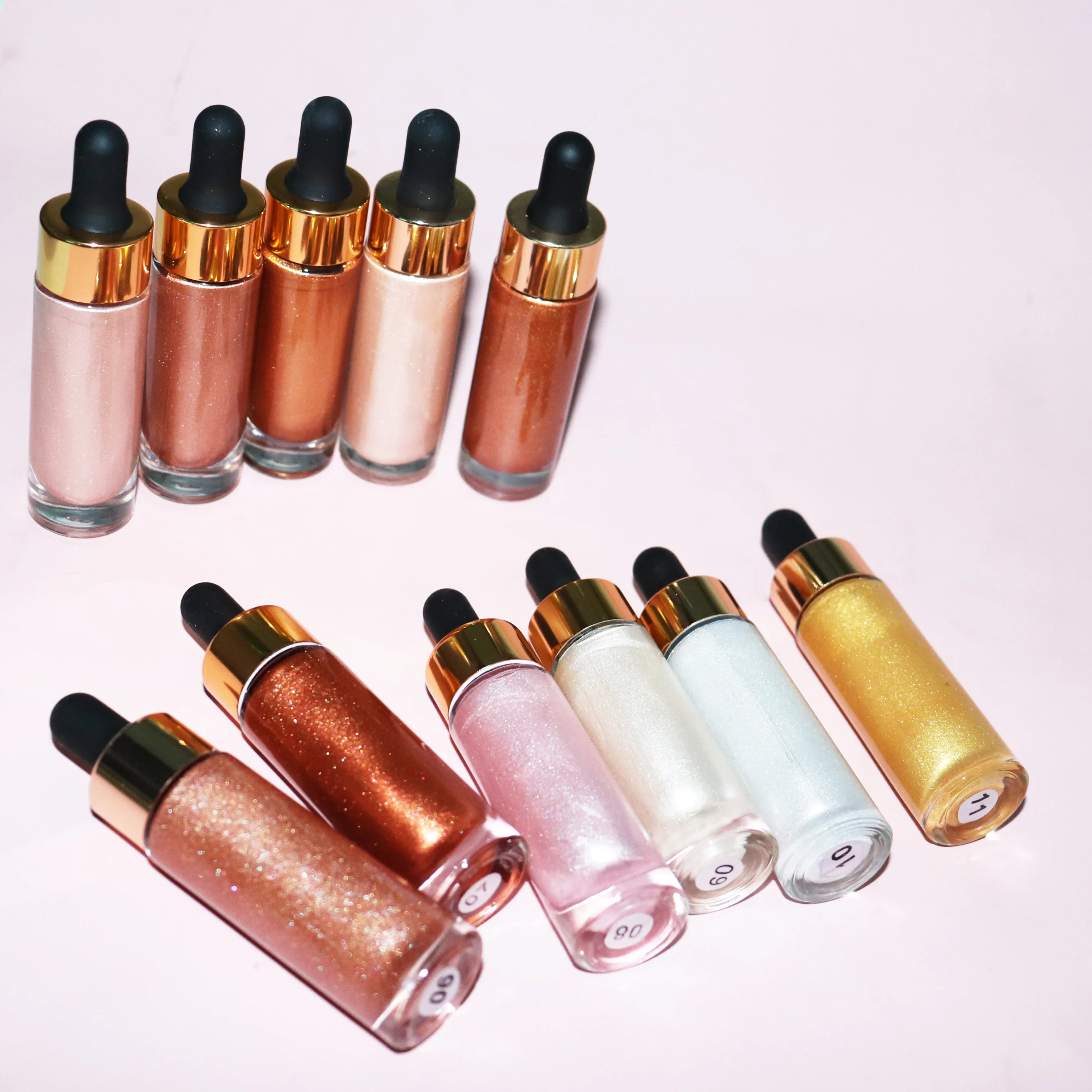 

Liquid highlighter shimmer highlighter spray Private label cosmetics OEM/ODM
