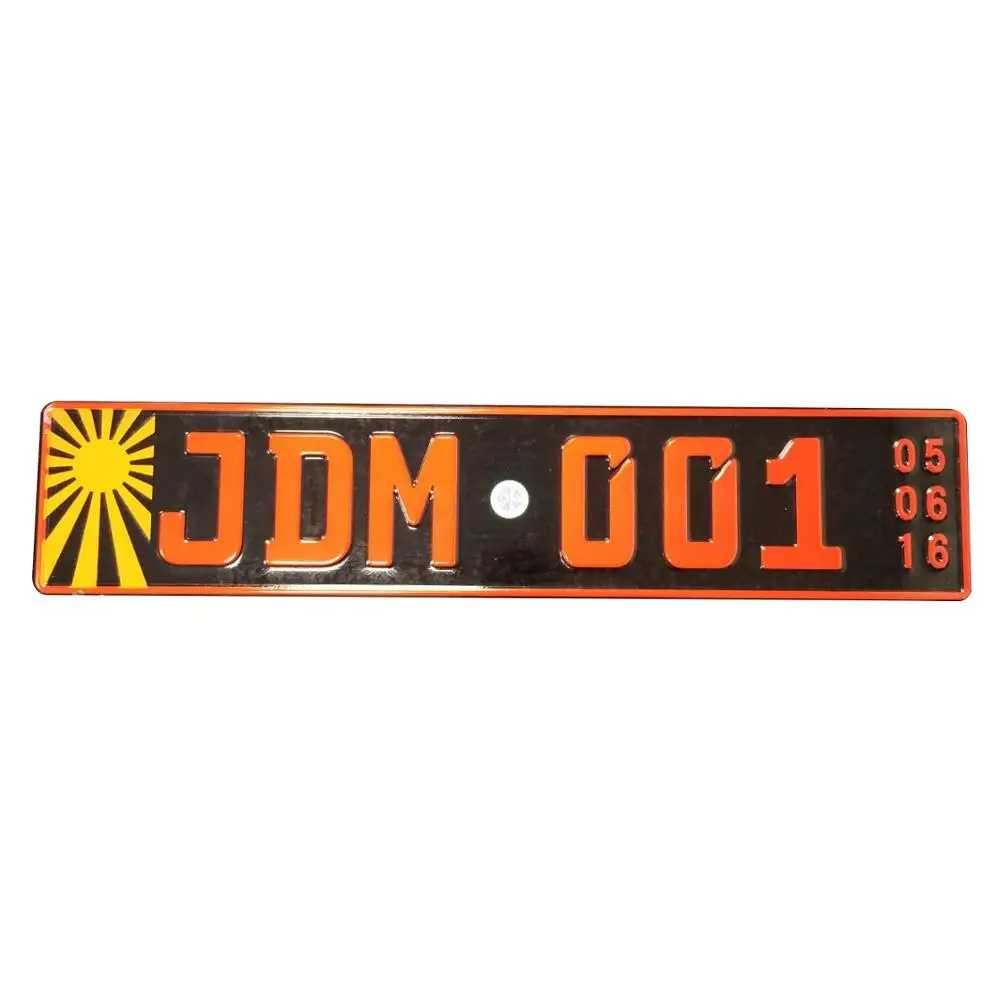 
euro car number plate blank metal auto license plates jdm 