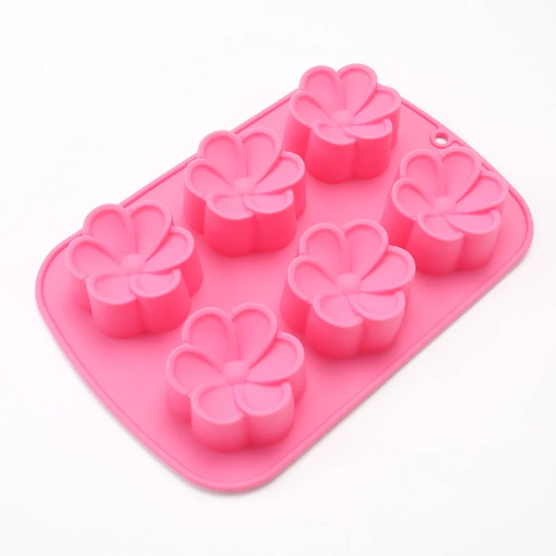 

new products hot selling beautiful flower soap silicone 3d cake mold, Pantone color