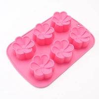 

new products hot selling beautiful flower soap silicone 3d cake mold