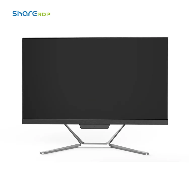 

21.5 23.8inch screen All in one pc in AIO computer Core i3 5015U AIO for display use desktop all in one pc, Black white