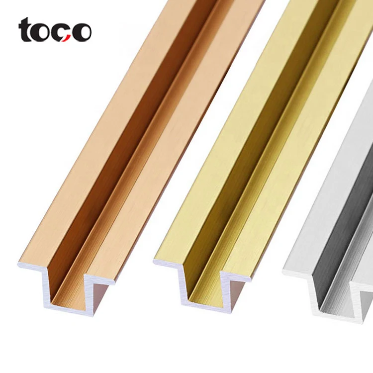

toco wall trim U Shaped Channel Flexible Metal Backsplash Edge Trim