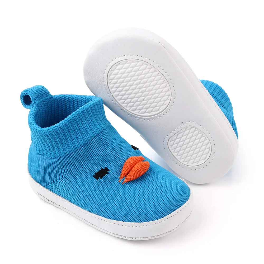 Baby Toddler First Walking Sock Shoes for Girls Boys Soft Sole Non Slip Cotton Mesh Slip-on Sneakers manufacture
