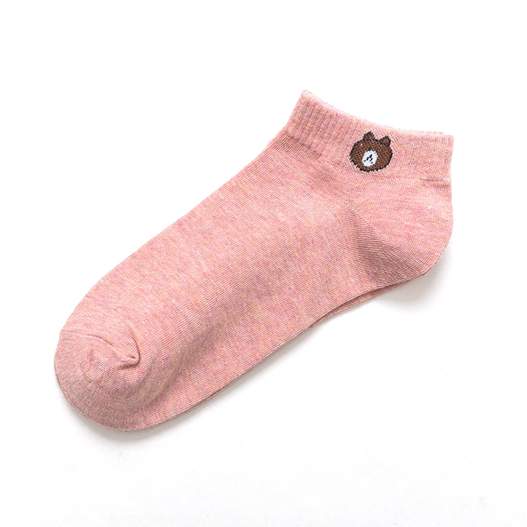 

Wholesale couple cute breathable fashion ankle socks women's boat socks