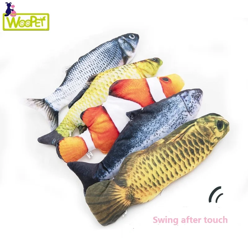 

Usb Electric Moving Swing Dancing Fish Cat Toy Cat Flapping Kicker Electric Simulation Eco-Friendly