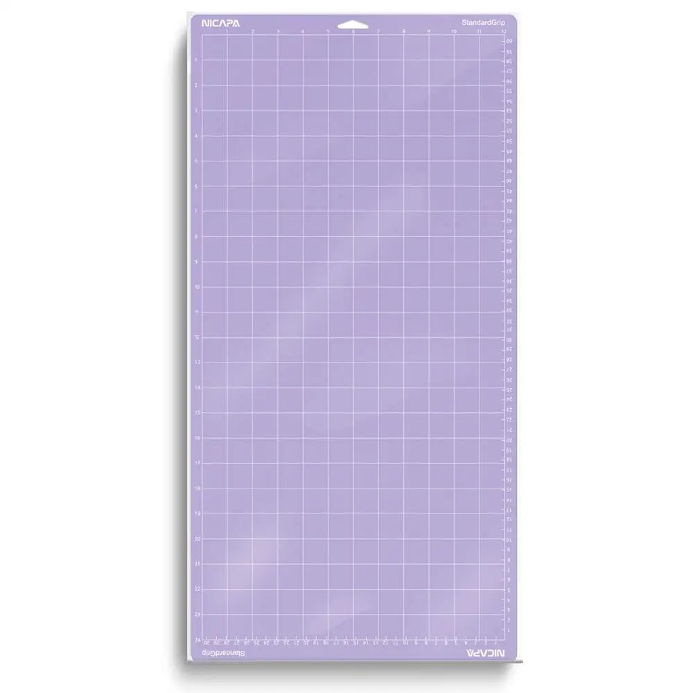
Nicapa Purple Stronggrip Cutting Mat for Cricut Explore Air/Air 2/Maker (12