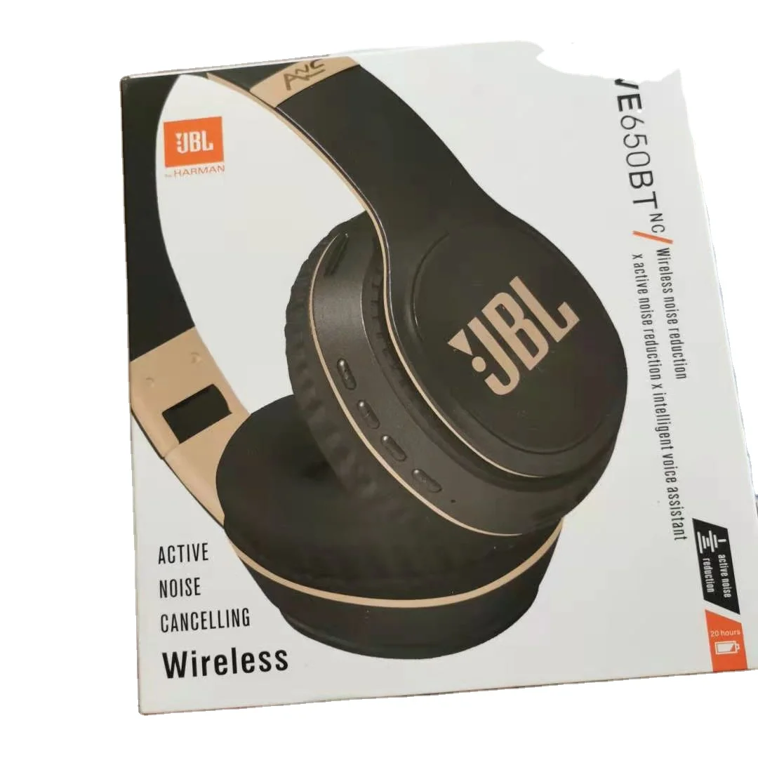 

For j--bl tereo sound BT650 on ear Wireless headphones BT Headset original factory, Black/red/white