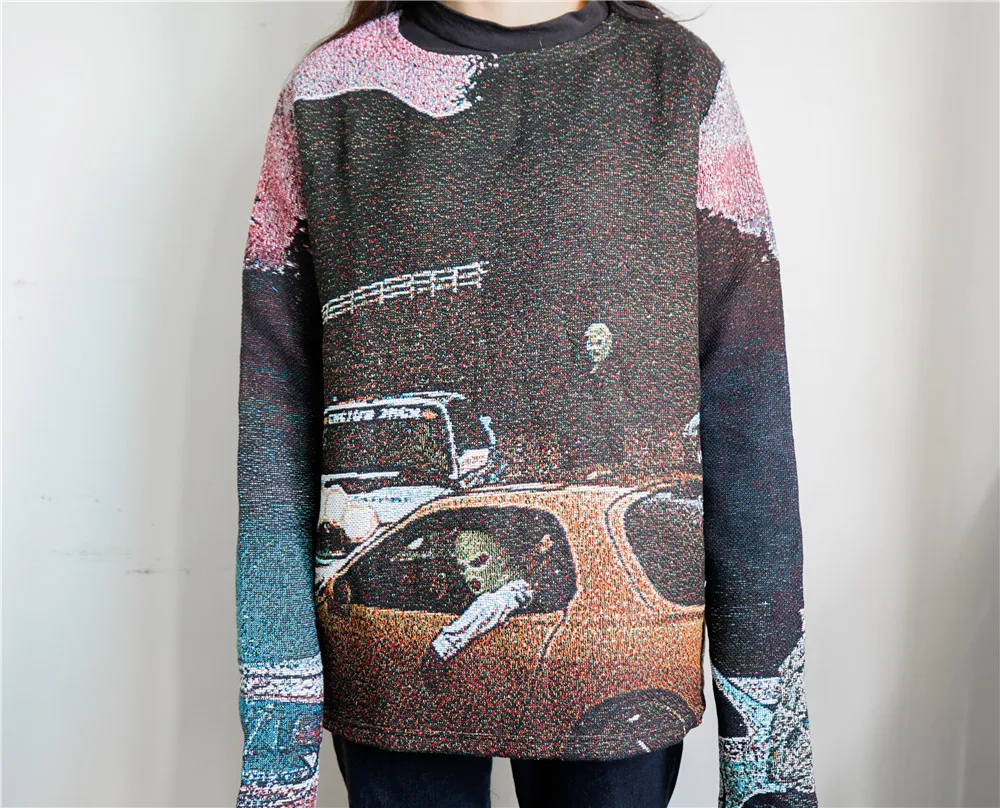 Top Sale Blanket Sweater Tapestry Sweater With Woven Jacquard Pullover Jacket Hoodie Pants Buy