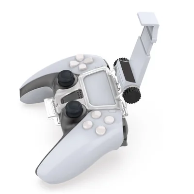 

180 Degree Phone Clip For Ps5 Controller Pb1 Cell Mobile Clamp Holder, Transparent