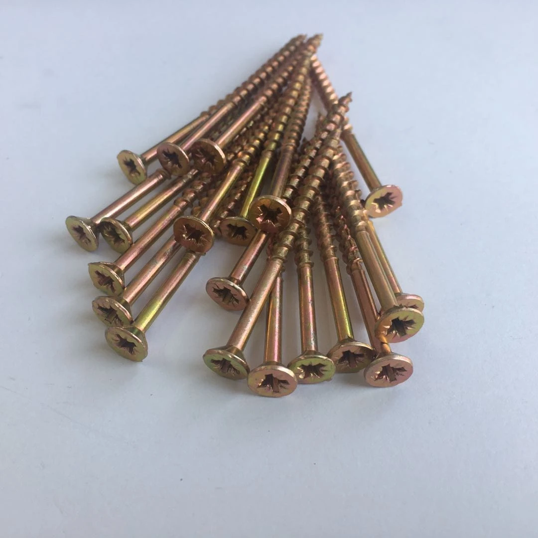 
Tianjin krd direct sales flat head high quality carbon steel wood screw 