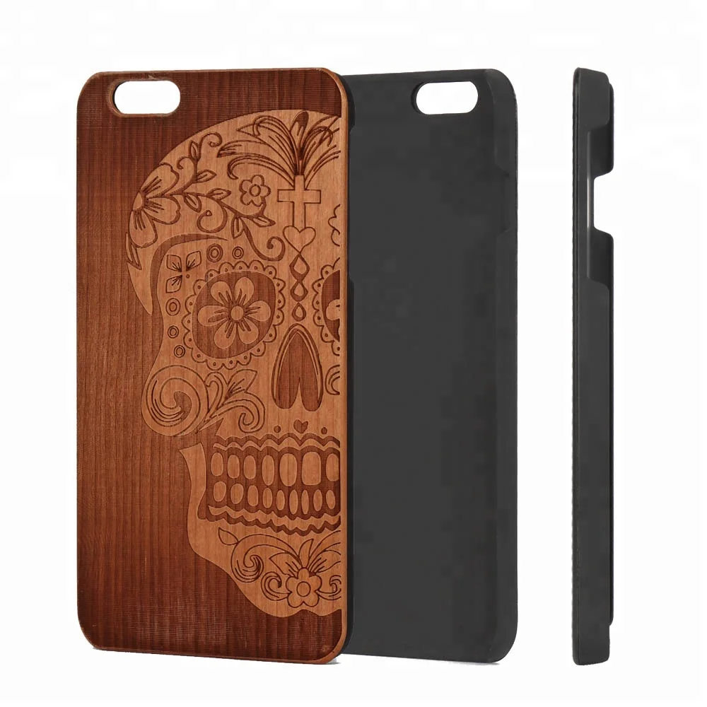 

Eco-Friendly Engraved Wood Phone Cases Cover For IPhone 12 7/8 11 Biodegradable Phone Back Cover