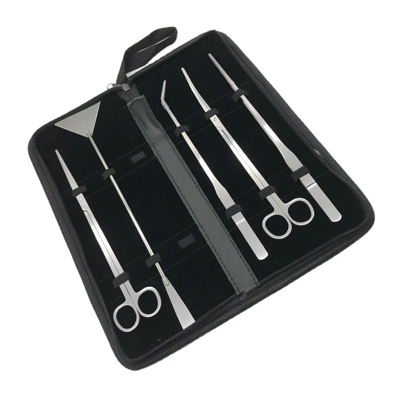 

Different kinds of professional aquarium aquascape tools, Black/original color