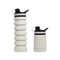 

NEW 800ml BPA free foldable water bottle silicone collapsible water bottle