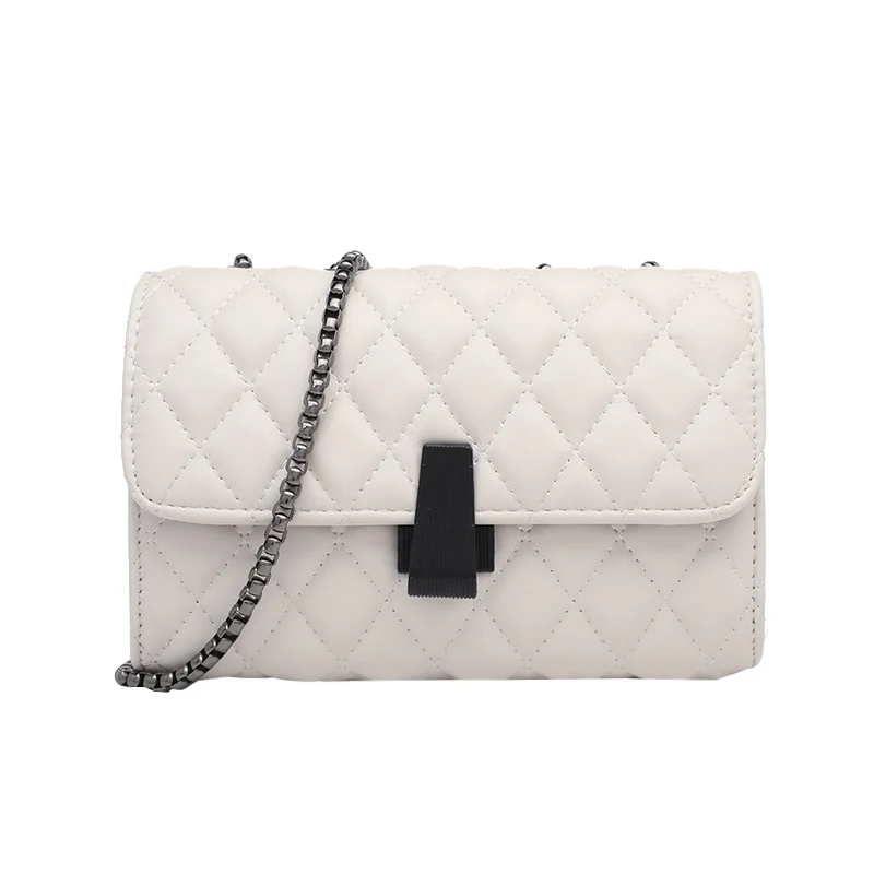 

ladies classic square leather handbag wholesale popular 2022 shoulder bags white luxury designer crossbody women handbags