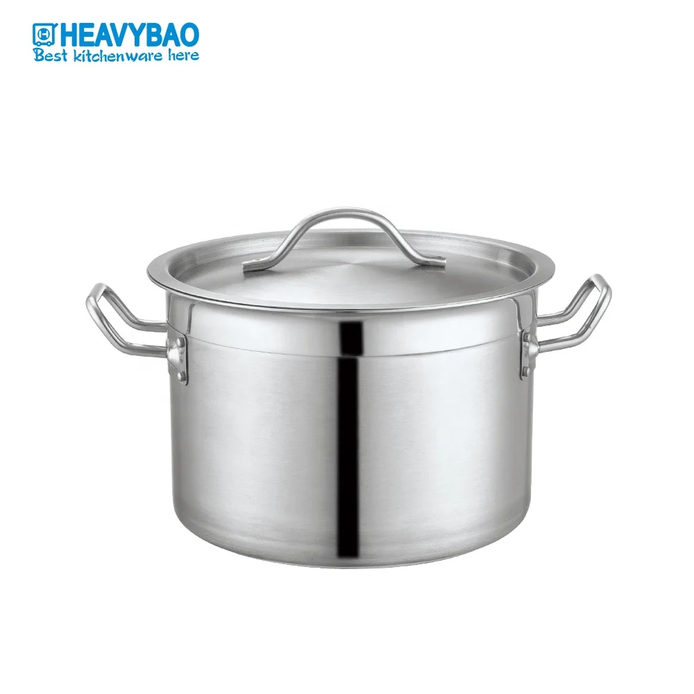 

Heavybao High Standard Kitchen Application Steel Portable Soup Stock Pot
