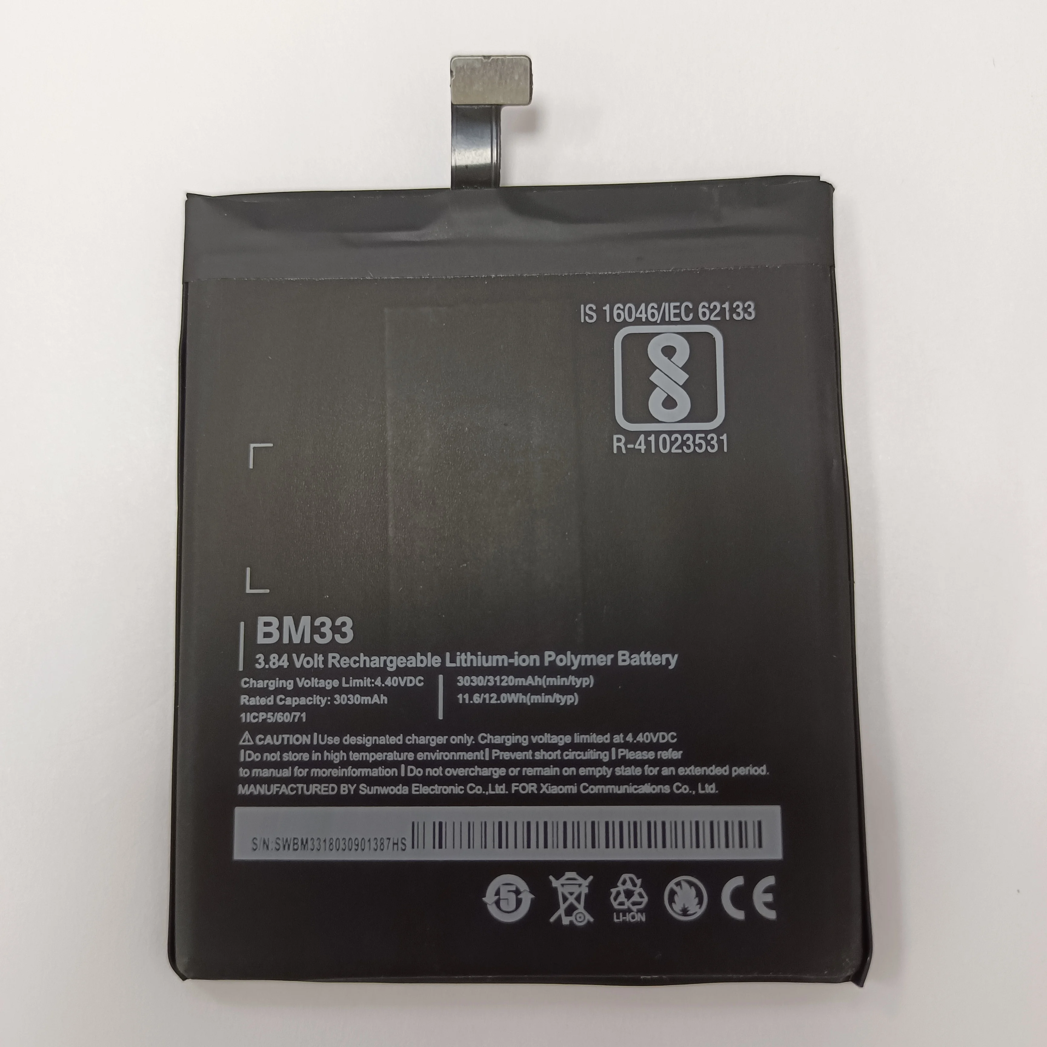 

custom 3.84V 3120mAh replacement long life upgrade back up big with the cell mobile phones battery pack for xiaomi rendmi BM33