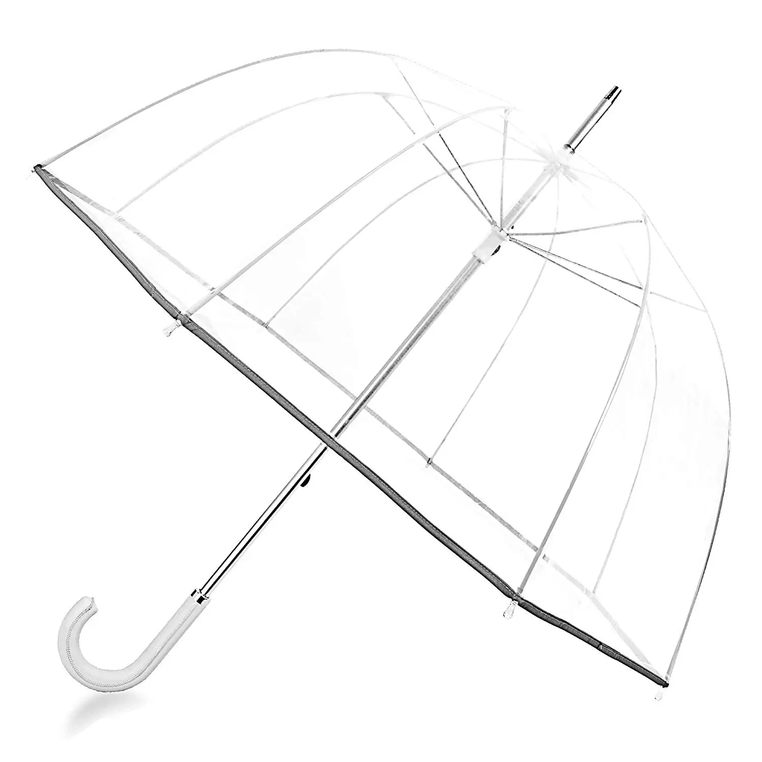 large transparent umbrella