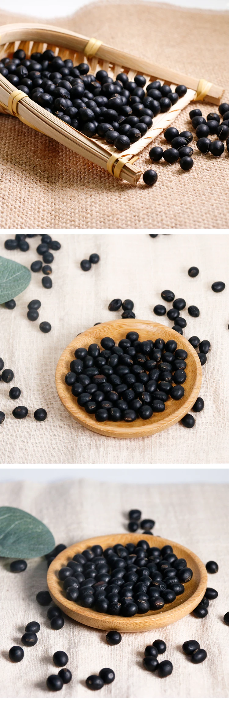 High Quality Seeds Bulk Small Black Round Bean wholesale