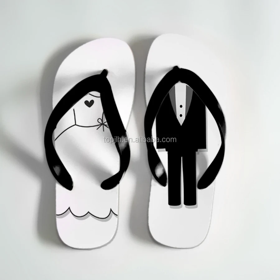 personalized flip flops for wedding guests