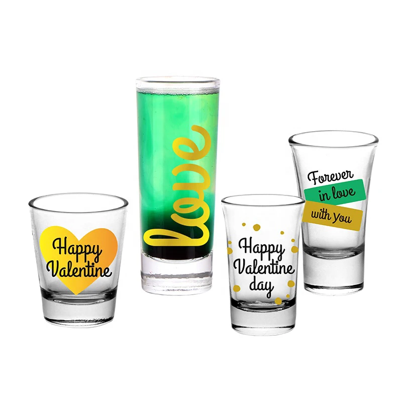 

Customized stock transparent borosilicate 2oz whiskey glass cups manufacturers shot glass