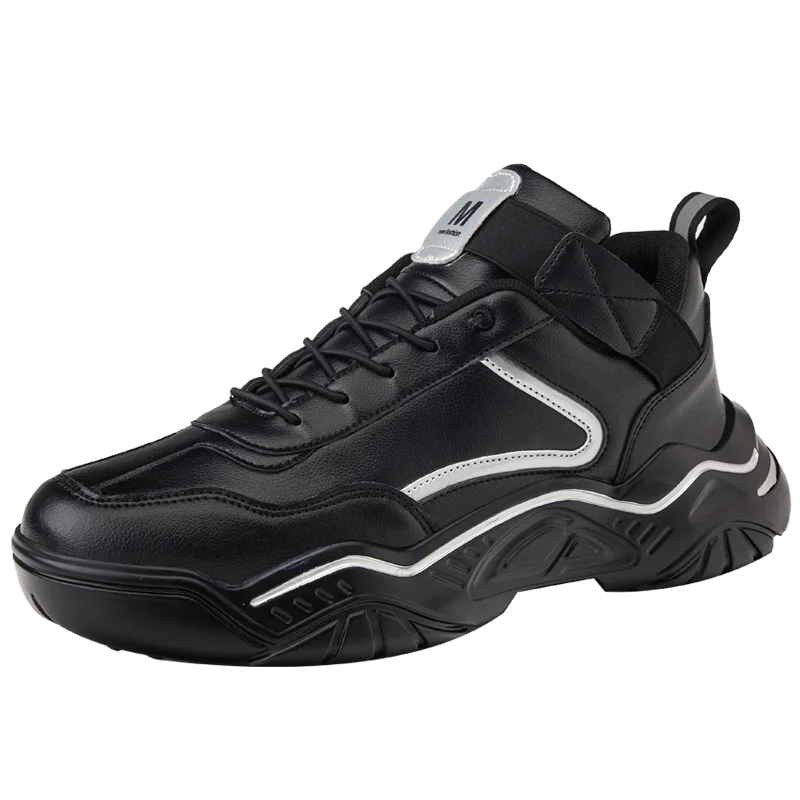 

Factory Price PU Spring Sports Father Shoes Small White Shoes Men Sneakers Heighten Men's Chunky Casual Shoes