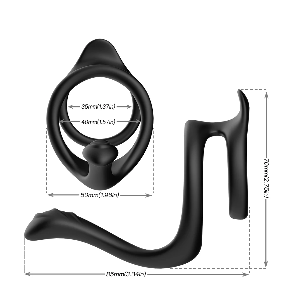 

Portable Penile Ring Elastic Persistent Cock Ring Men Delay Stimulation Locking Rings