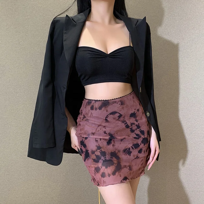 

Wholesale 2022 Fashion Summer Casual Style Women Skirt High Waist Sexy Office Women Clothing Short Micro Mini Skirt