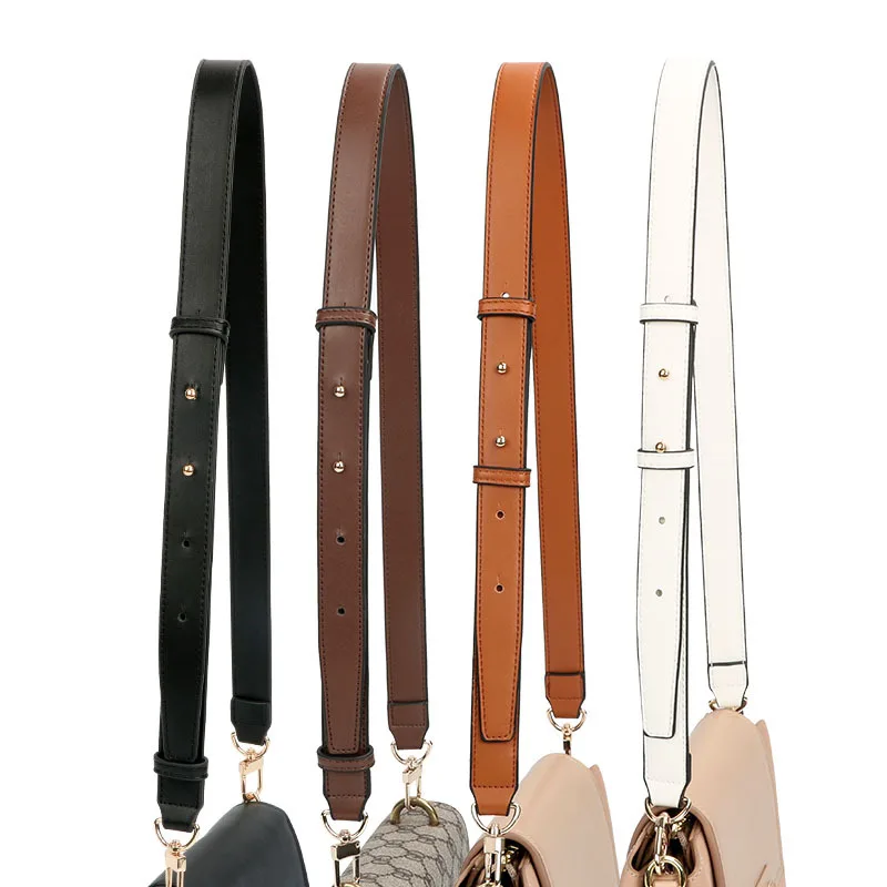 

2022 Fashion Genuine Leather Mulit-colors Adjustable Purse Straps Girls Crossbody Bag Strap Shoulder Bags Straps for Purse Bag, Multi-colors