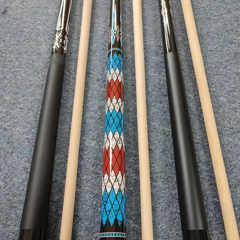 Factory Price Maple 1/2 Billiard Pool Cue 57inches Hard Wood Cue for Sale