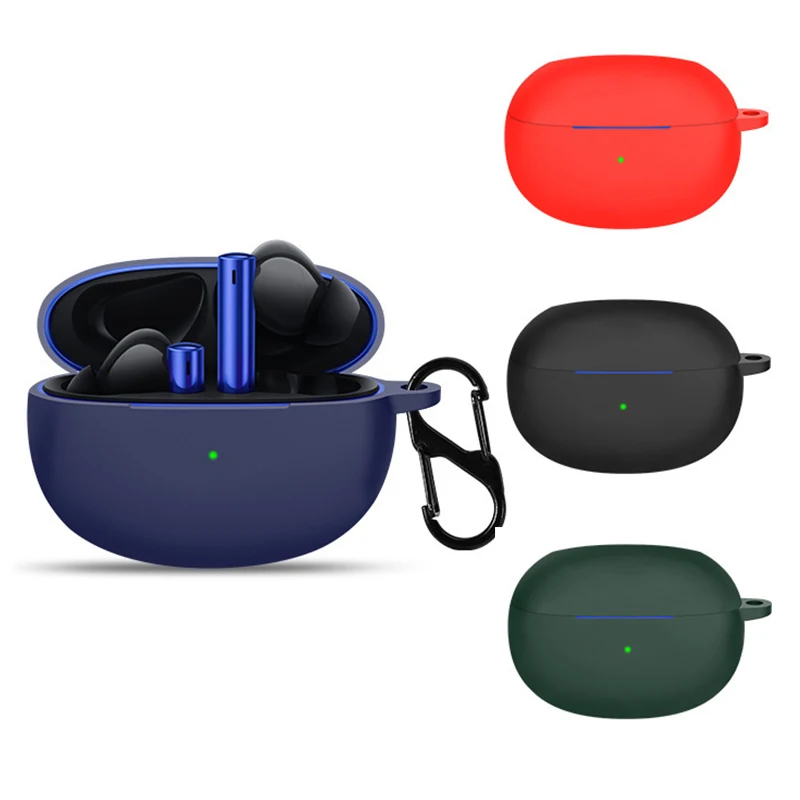 

YuanQi Wholesale Price Custom Wireless Headset Accessories Earbuds Silicone Case for OPPO Real Me Air3 Realme Buds Air 3 Cover, 5 colors,support custom colors