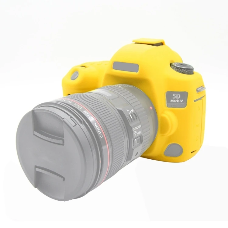 

PULUZ Soft Silicone Protective Case for Camera Canon EOS 5D Mark IV(Yellow)