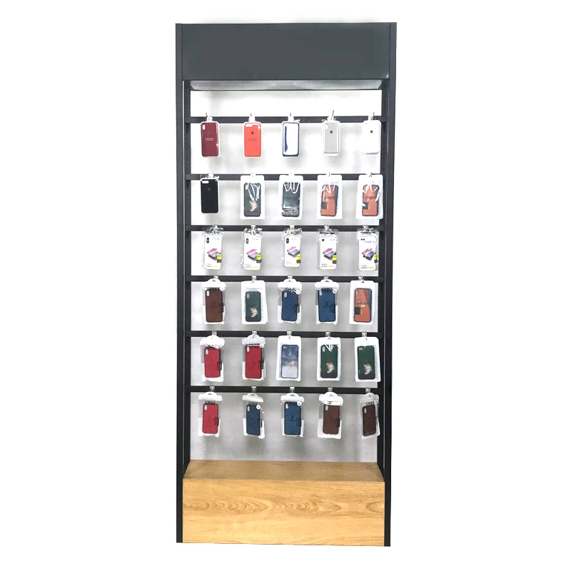 Promotion Cell Phone Accessories Pegboard Display Rack With Hooks Wall