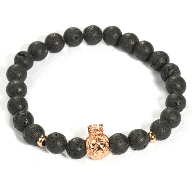 

Stars Forever Brass King shape CZ Charms Chakra Bracelet Bead