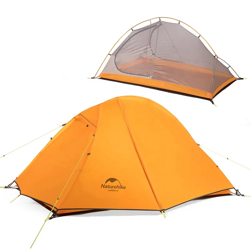 

Naturehike nature hike Ultralight 1 Person 3 Seasons Camping Outdoor Waterproof Double weatherproof aluminum pole fishing tent