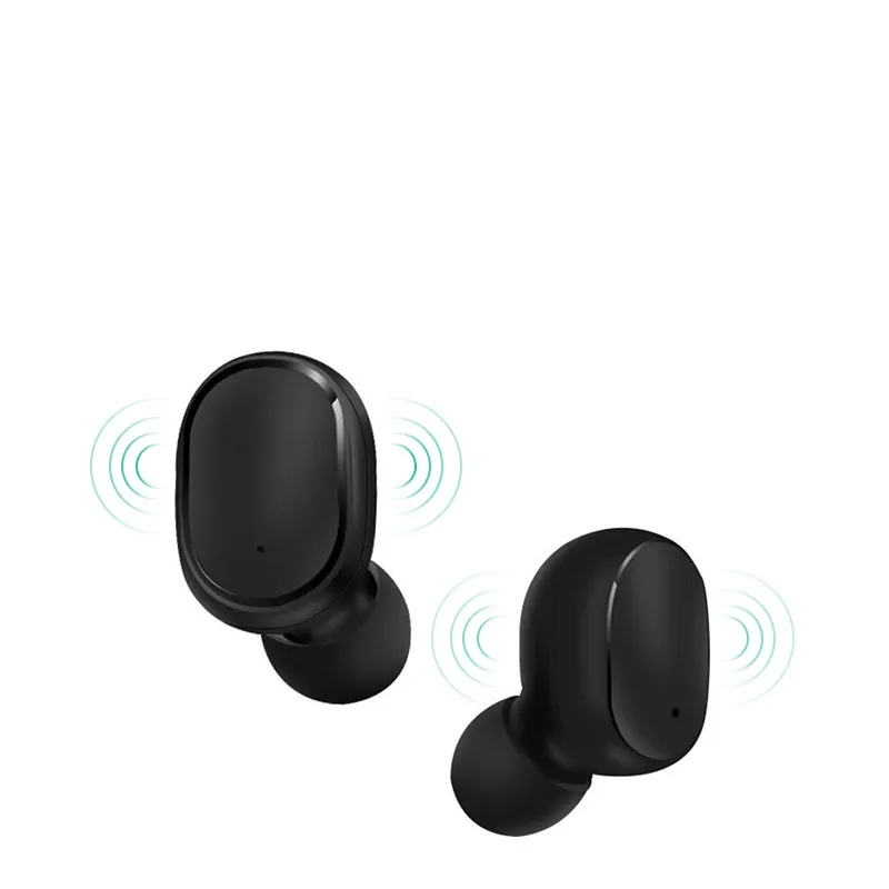 

tws a6s earphones wireless earbuds headsets 5.0 sports waterproof earbuds for Huawei Xiaomi Samsung A6S TWS, Black