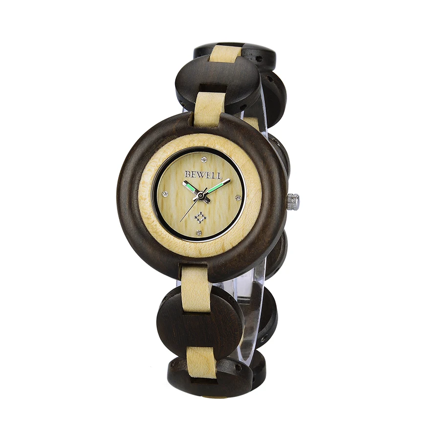 

Sandal Wood Watch Women Minimal Dress Wristwatch Female Watches Top Brand Luxury