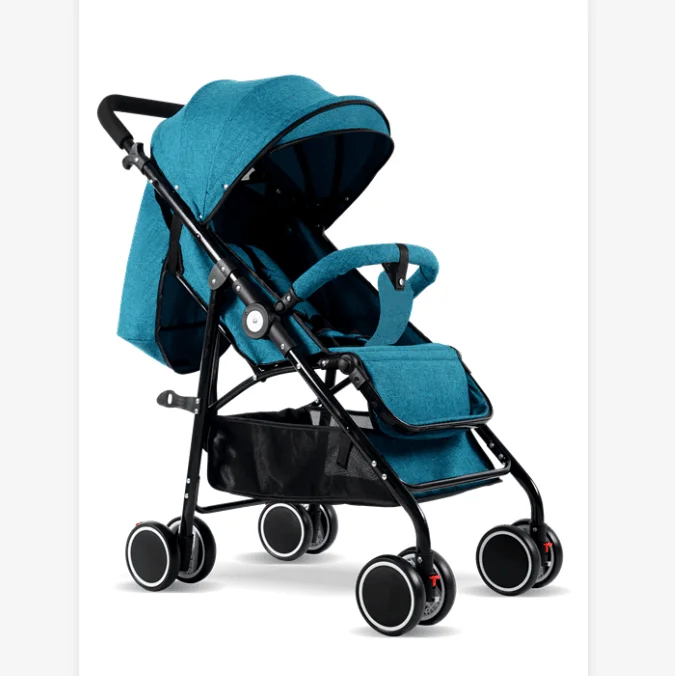 

Hot sale high landscape baby stroller baby carriage baby pram, Pink, dark green, khaki,mint green